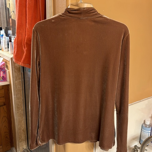 Gold/Brown Vintage Velour Costume Jacket Size Medium - Picture 6 of 6